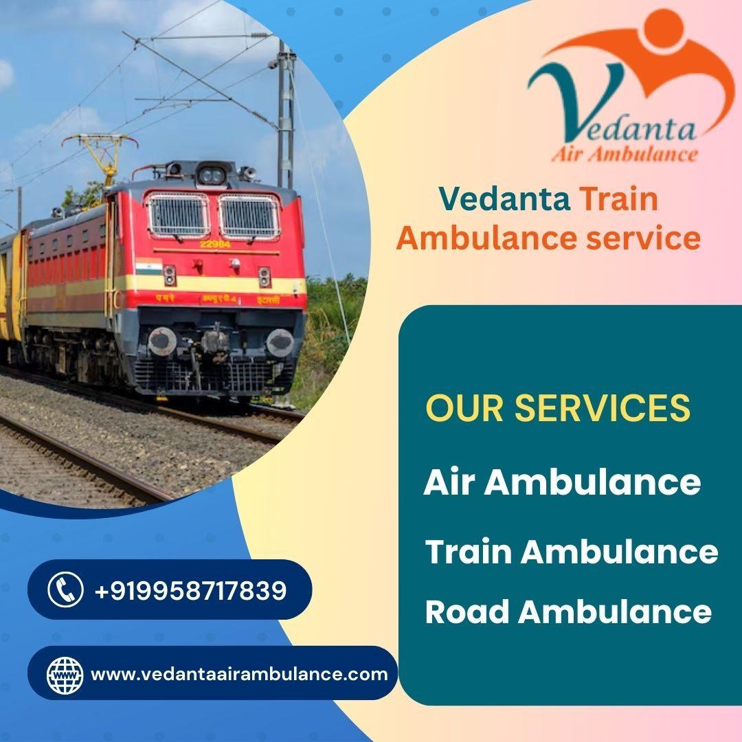 Vedanta Train Ambulance in Varanasi provides smooth  service in critical cases