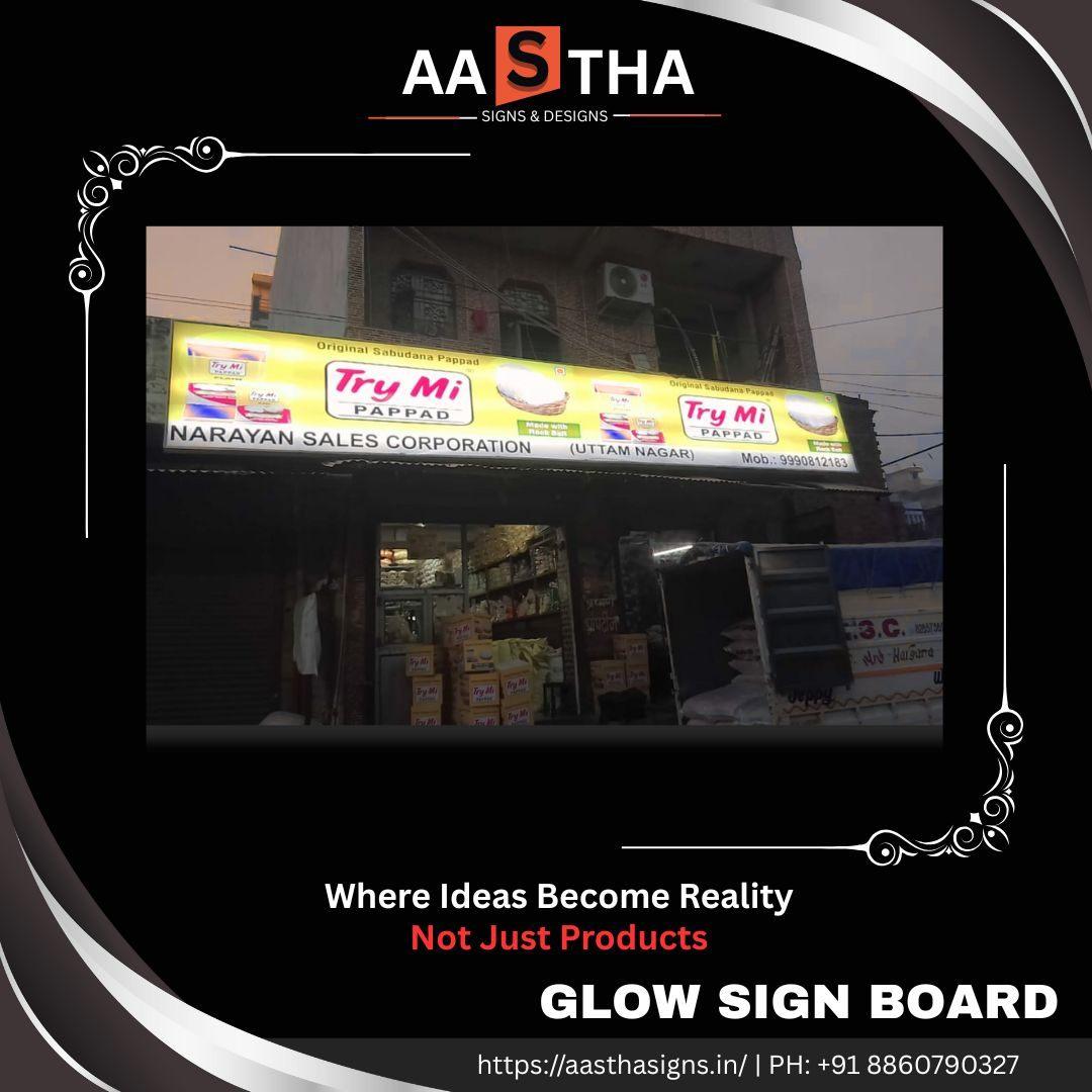 Glow Sign Board for Shops & Stores Bright & Budget-Friendly