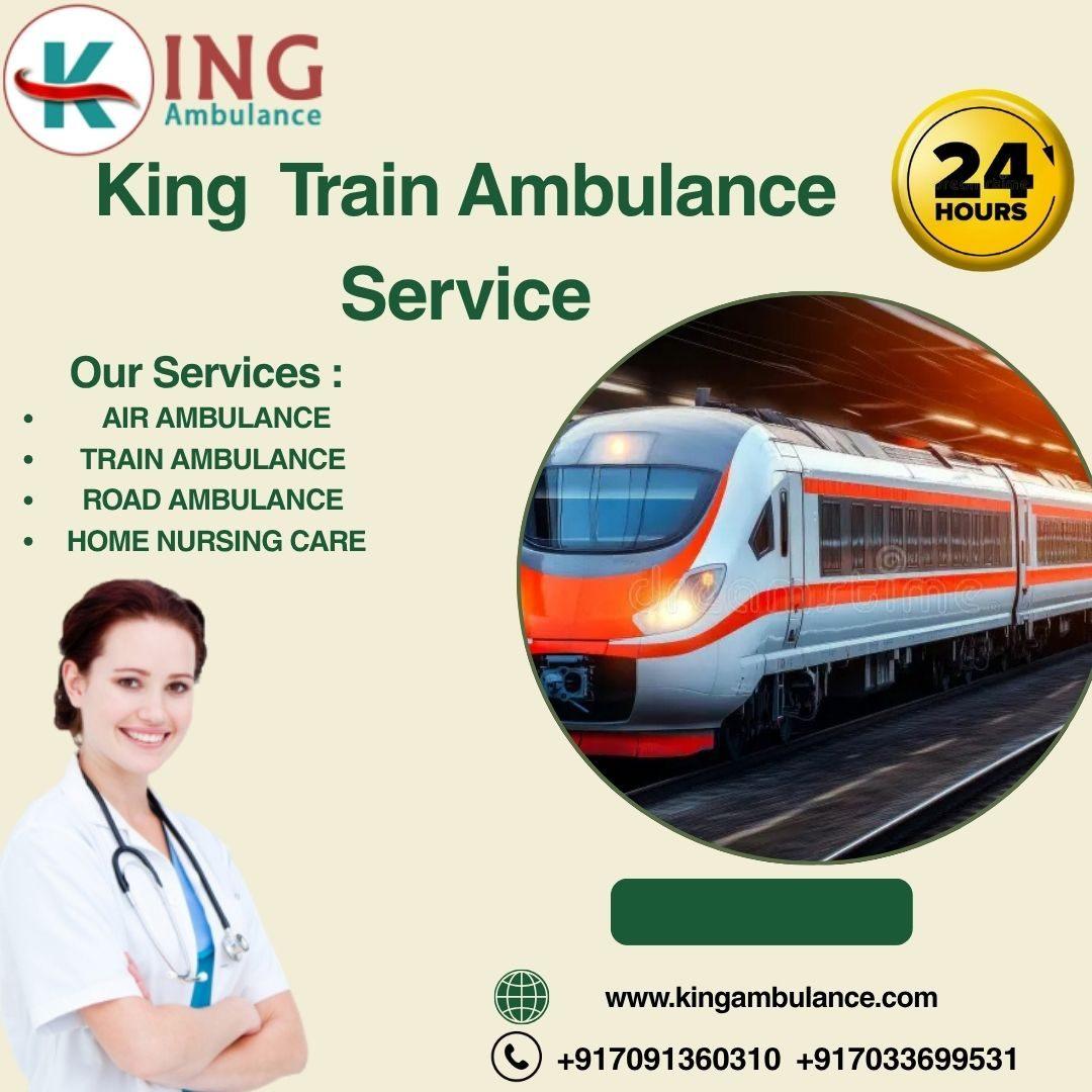 King Train Ambulance Service in Bhopal ensures that your patient is transported 