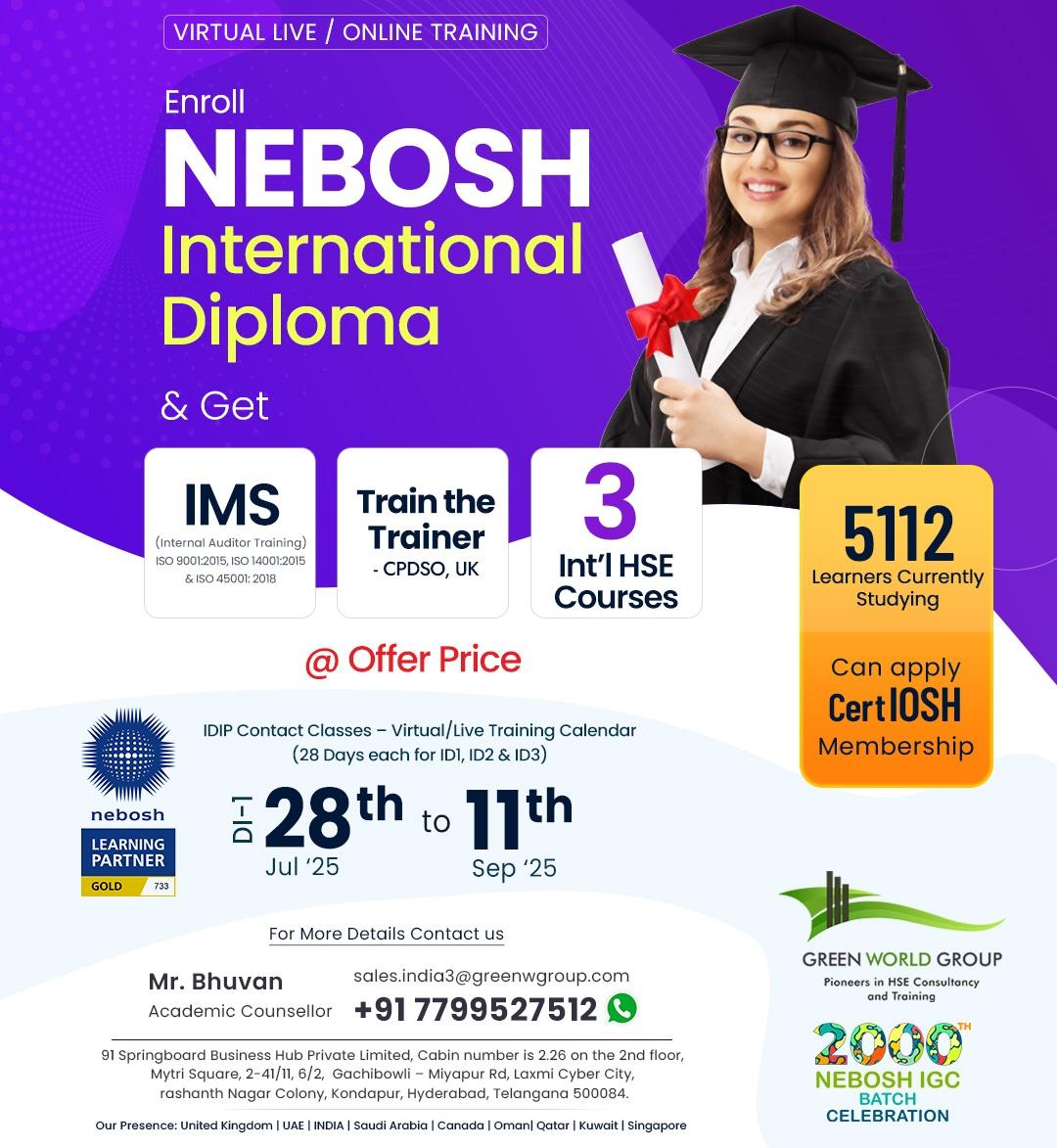 Level Up Your HSE Career with NEBOSH IDIP  Bonus Courses Inside!
