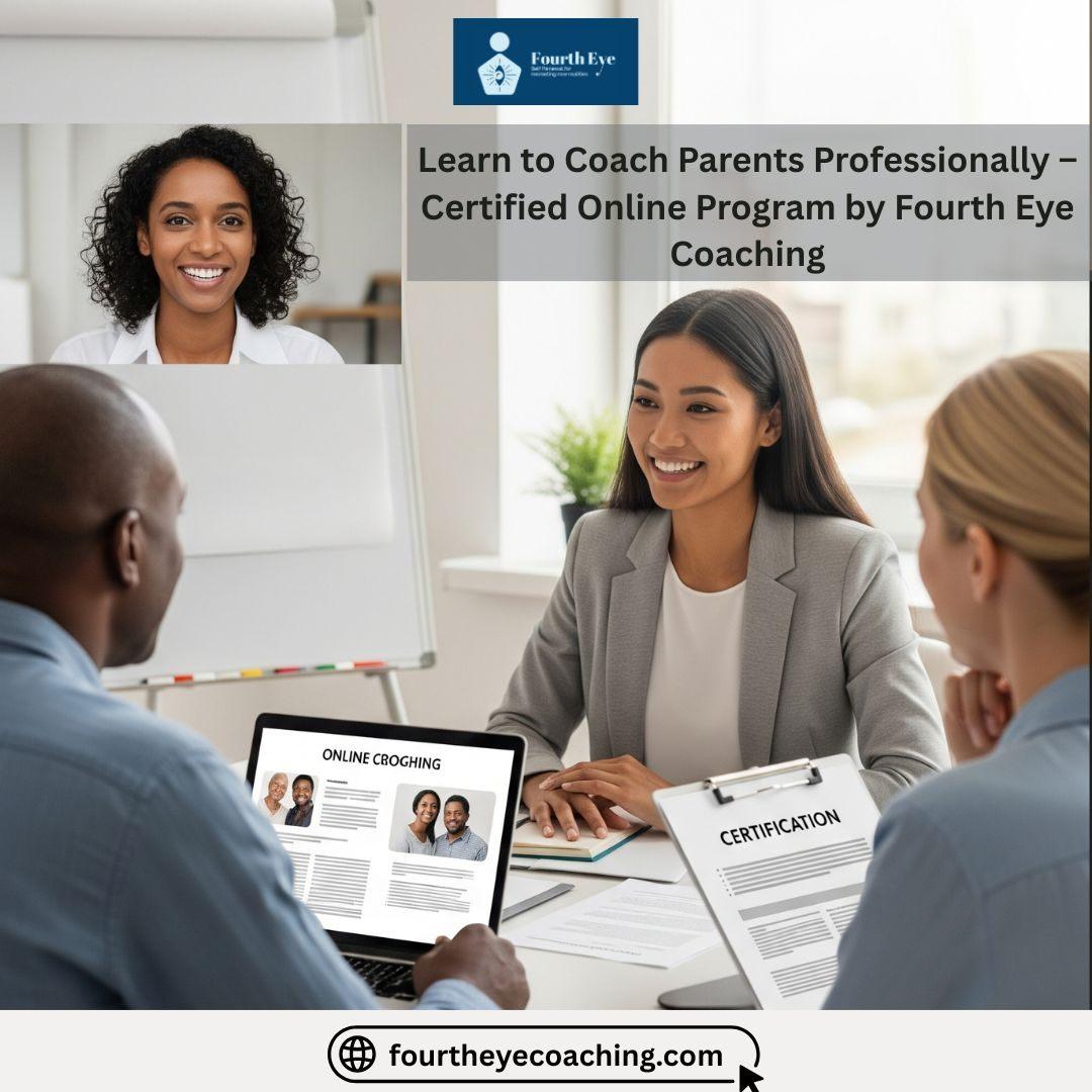 Coach Parents Professionally Certified Online Program by Fourth Eye Coaching