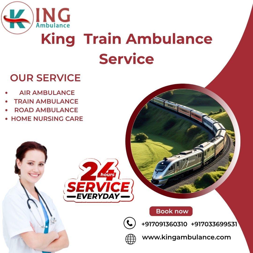King Train Ambulance service in Lucknow helps to transport patients