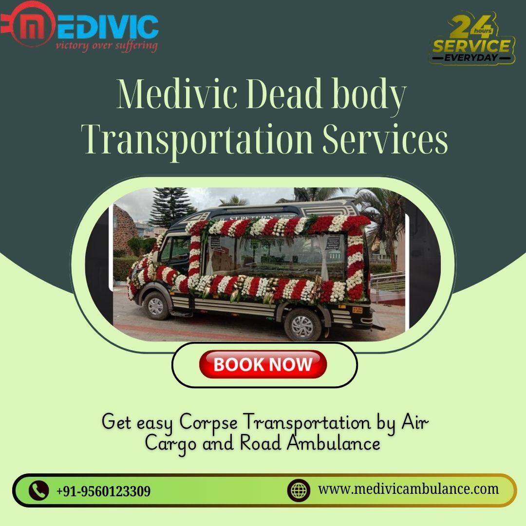 Obtain a Dead Body Transit via Medivic by Air Cargo from Ranchi 