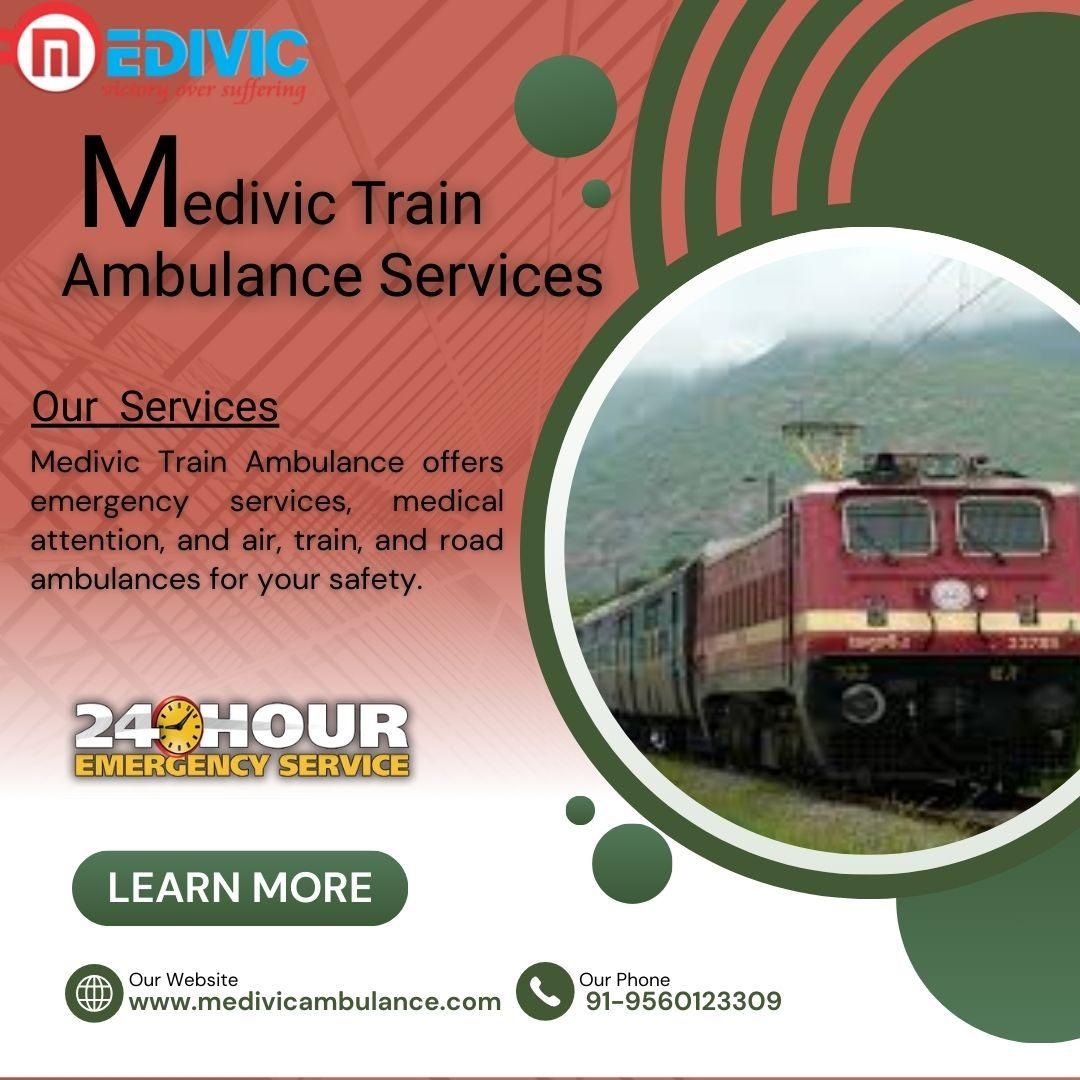 Medivic offer proper transit Without Stress in Kolkata via its train ambulance