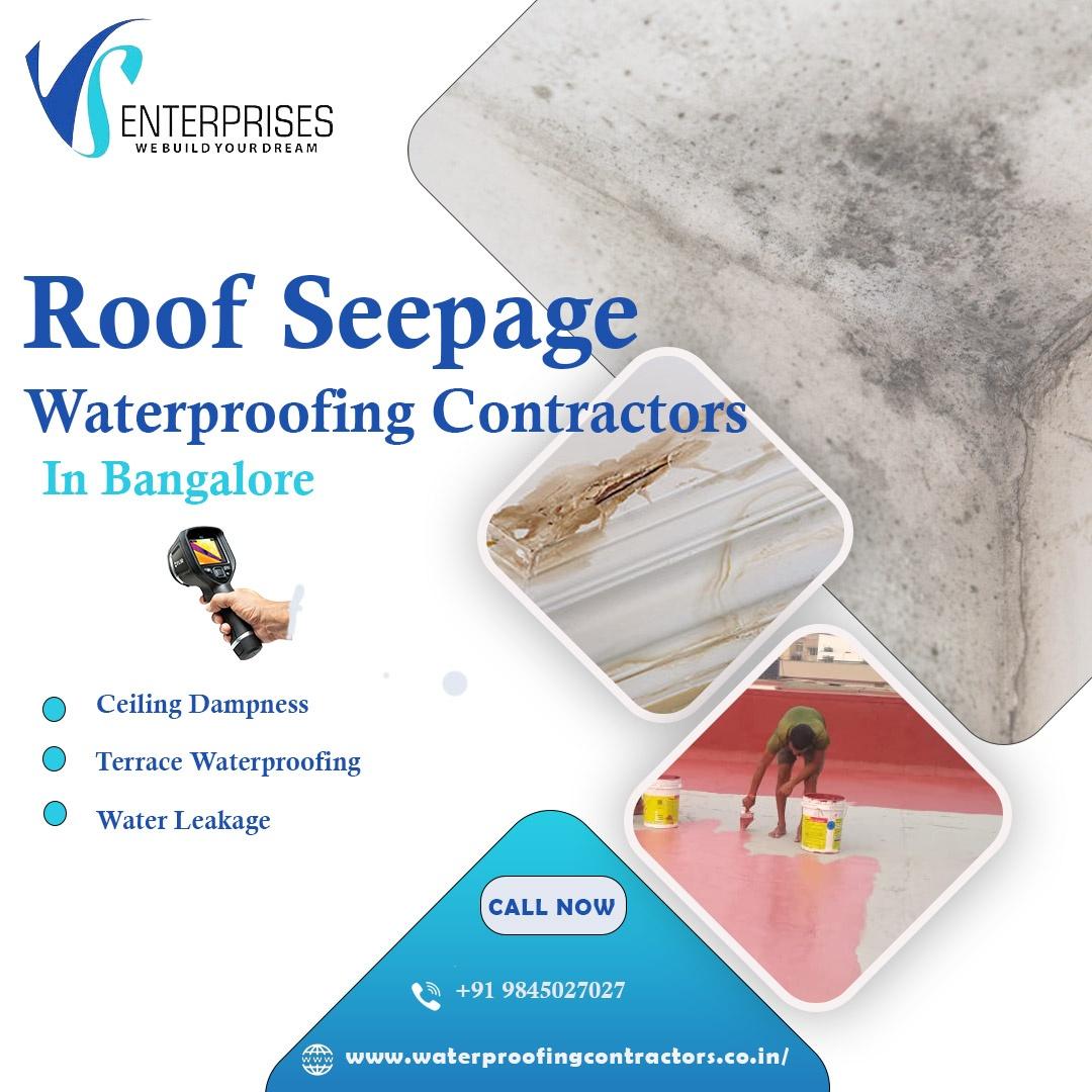 Roof Seepage Waterproofing Contractors in Whitefield, Bangalore