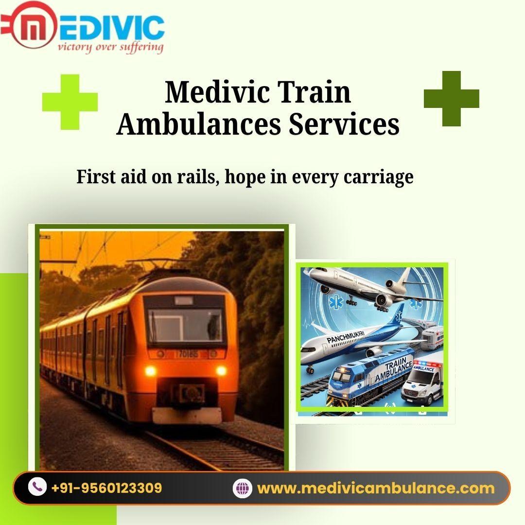 Medivic offers its train ambulance in Guwahati transits patient in real time