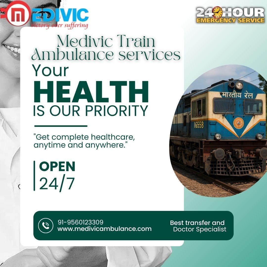 Medivic Train Ambulance in Patna Helps Patients Get to transfer
