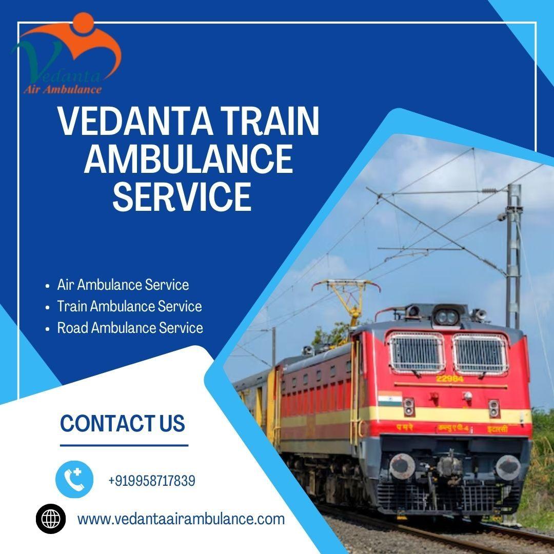 Hire the highly reliable Vedanta Train Ambulance Service in Siliguri