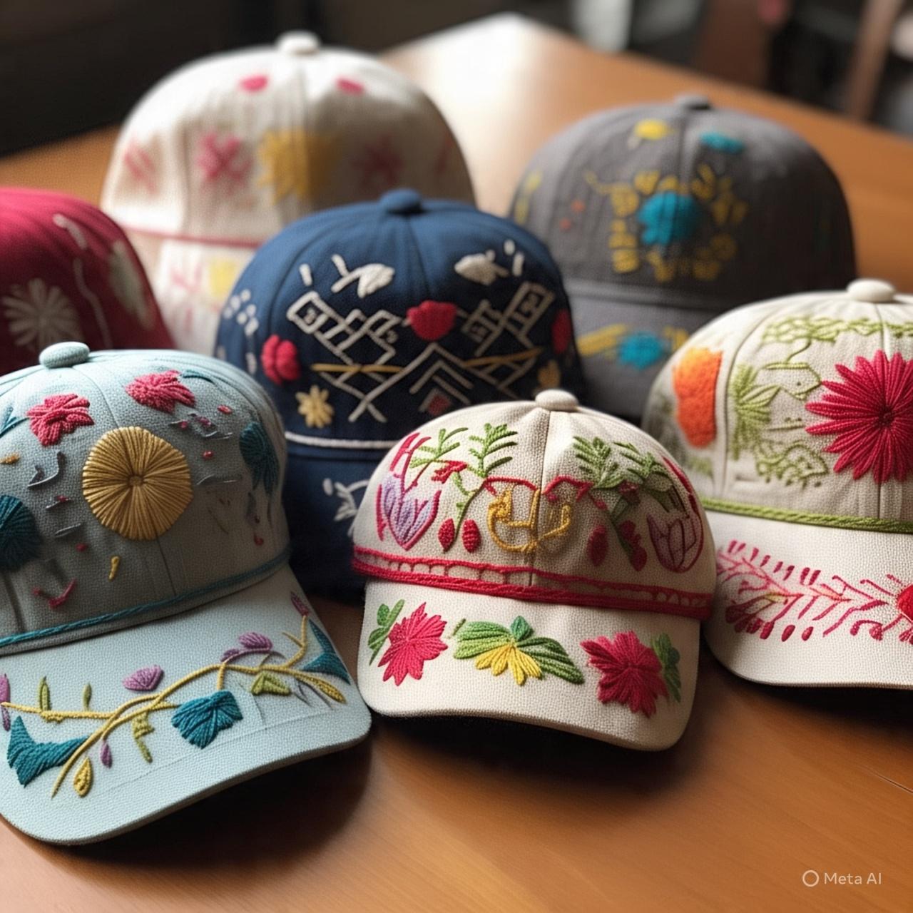 Embroidery Caps from QUAPRI
