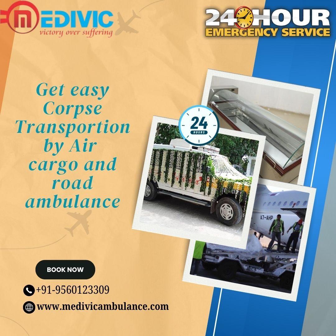 Medivic Offers Dead Body Transit By Air Cargo in Ranchi offer smooth process