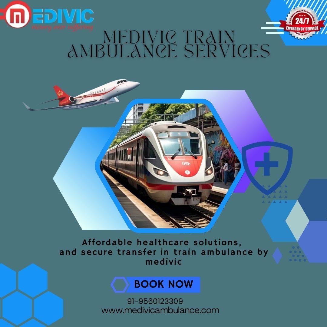 Medivic Train Ambulance in Patna Leaves No Stone Unturned In Transport Managing