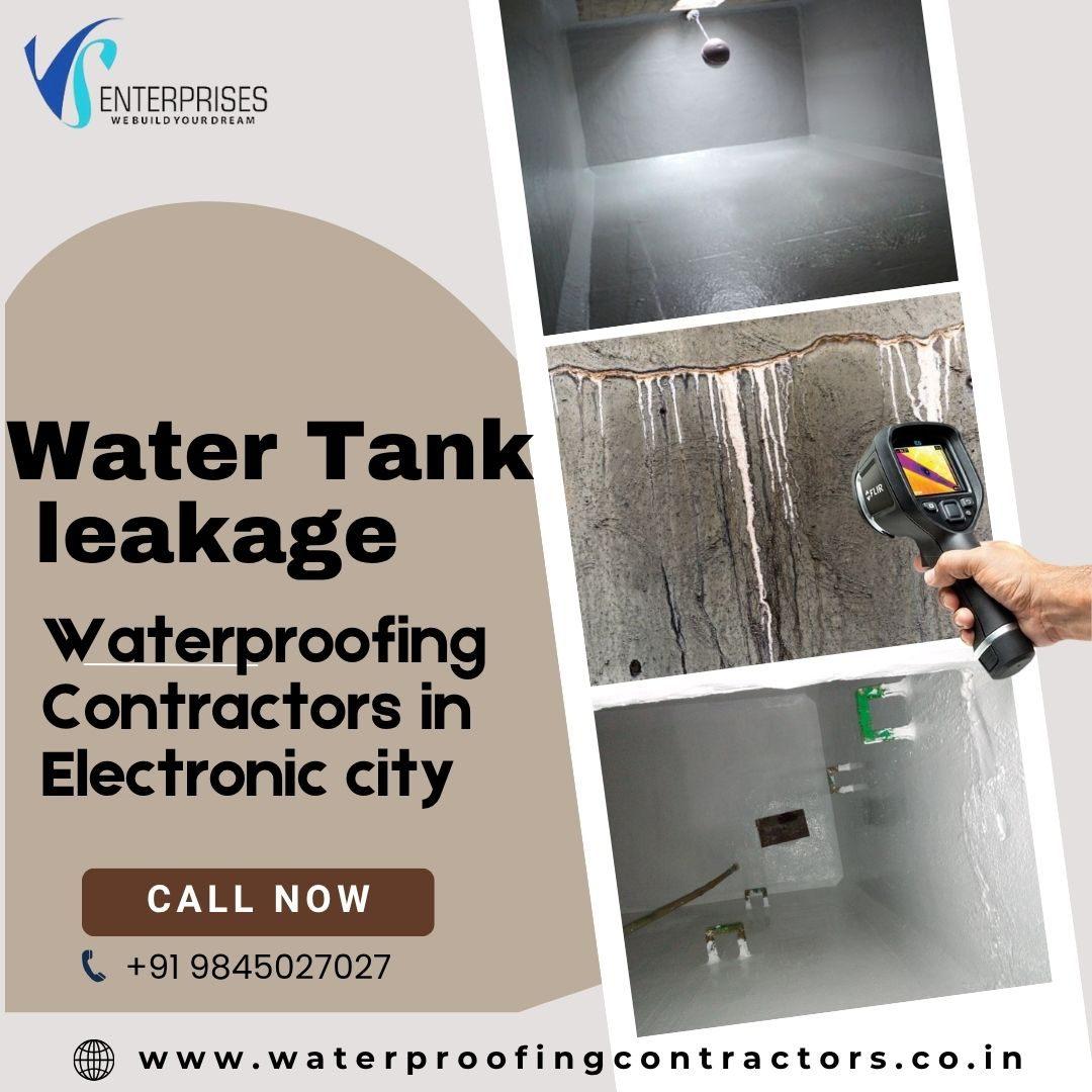 Water tank leakage Waterproofing Contractors in Electronic city