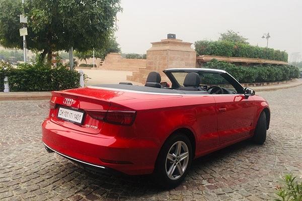 Audi A3 convertible car rental Jaipur, Rajasthan
