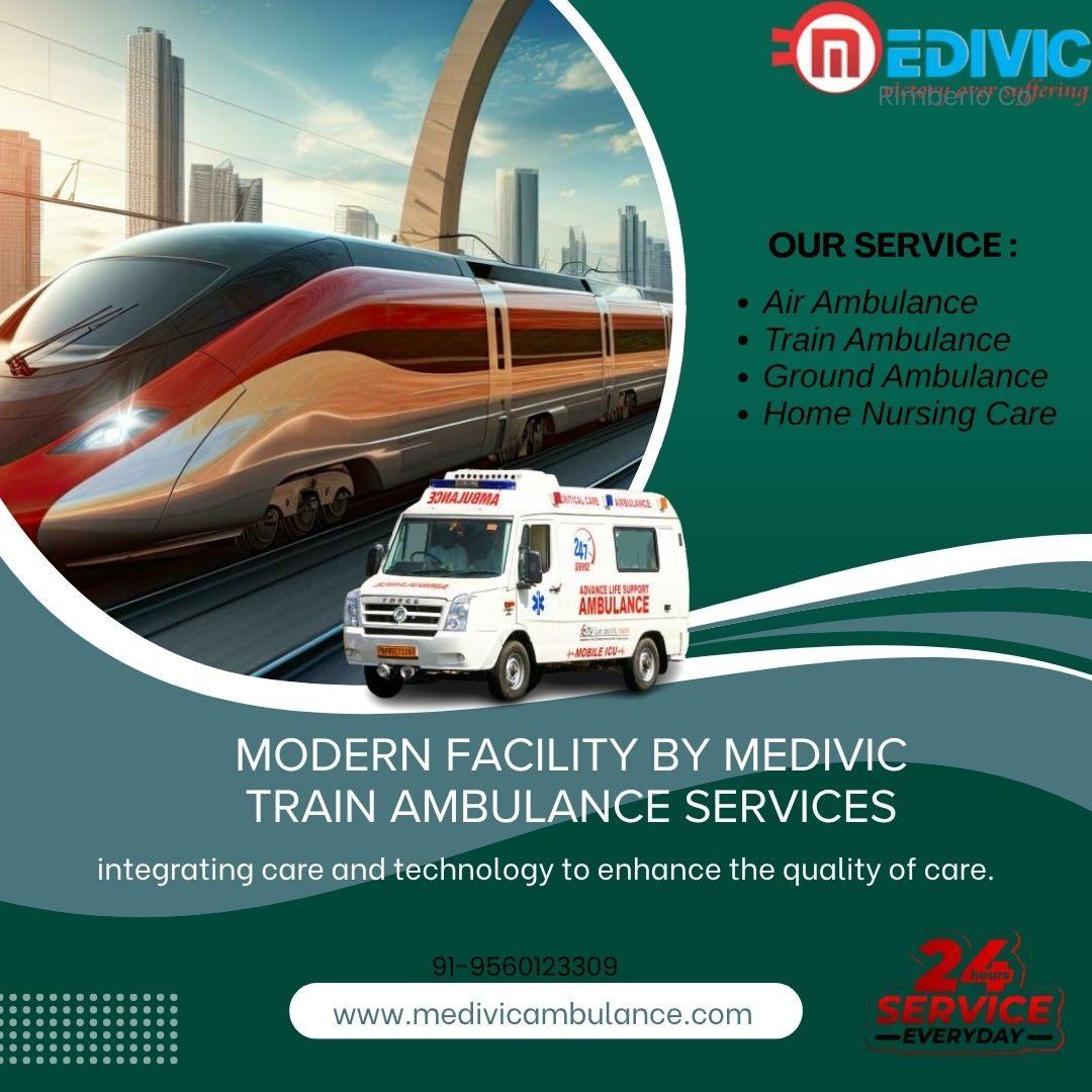 Medivic Train ambulance in Ranchi Offers Safe Journey Even  Short On Time
