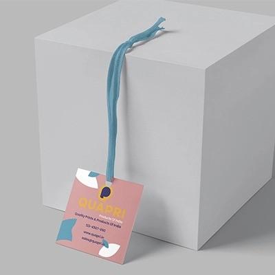 Square Hang Tags printing
