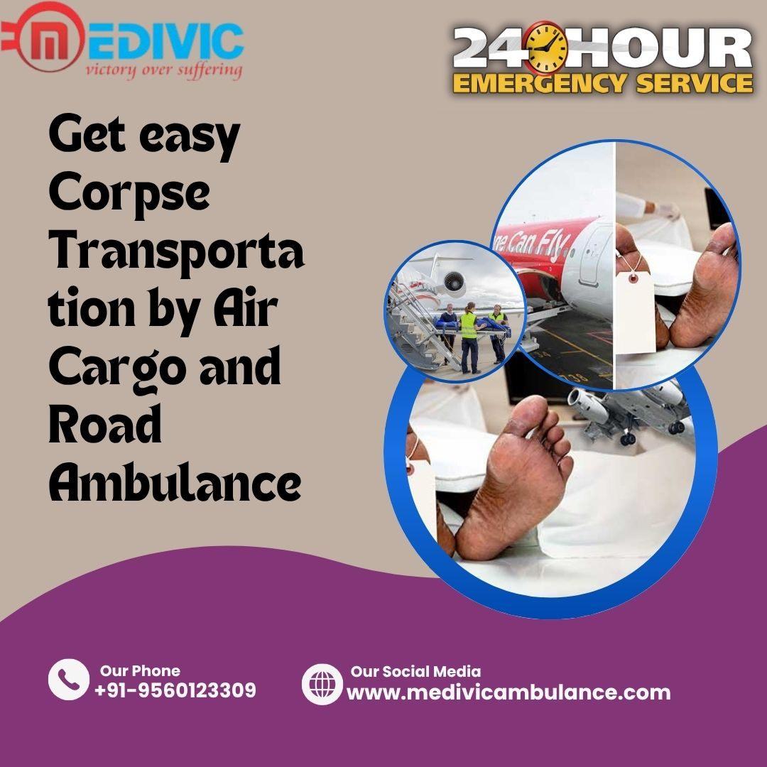 Choose Medivic Mortuary Transport in Kolkata that can carry the Dead body 