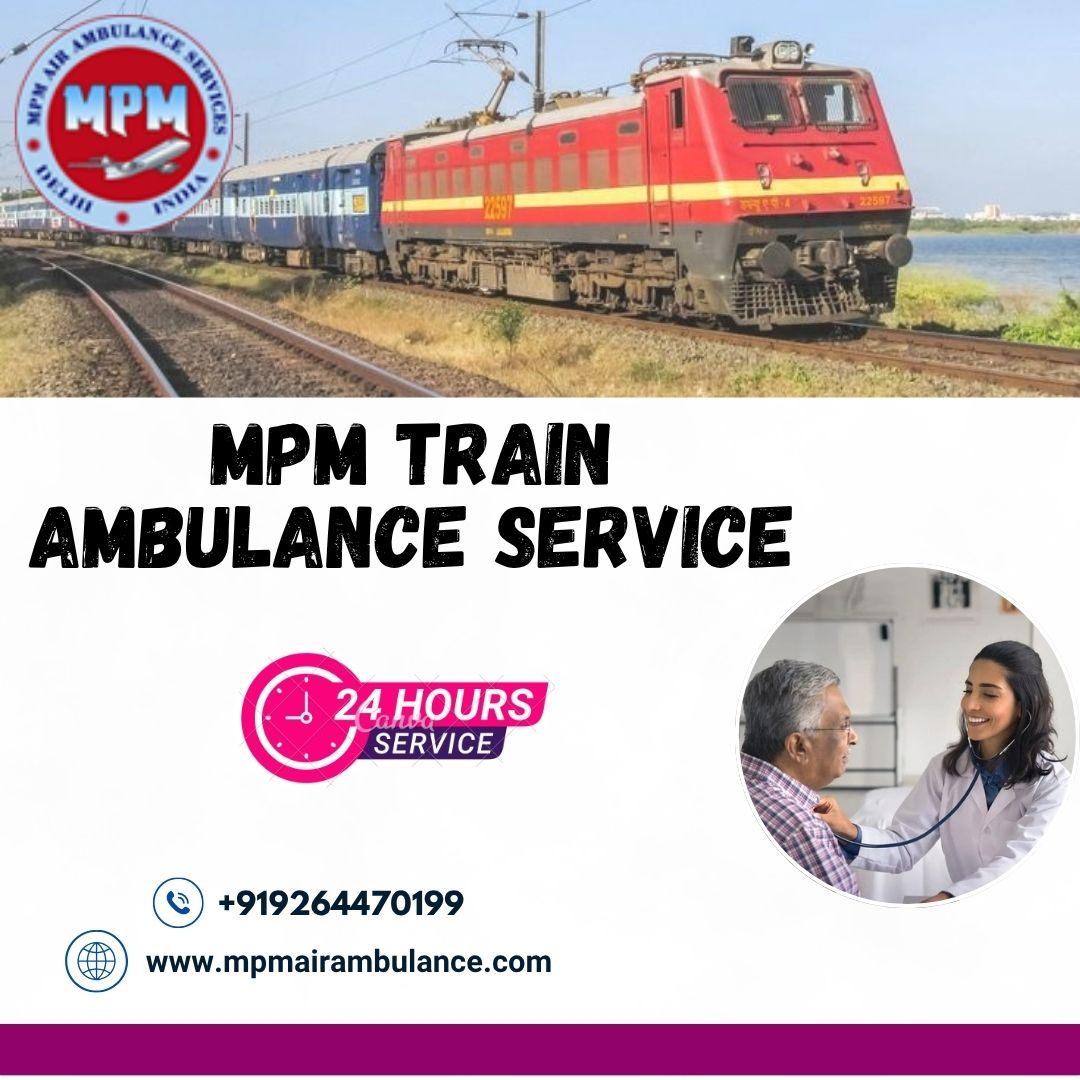 Book MPM Train Ambulance Service in Mumbai
