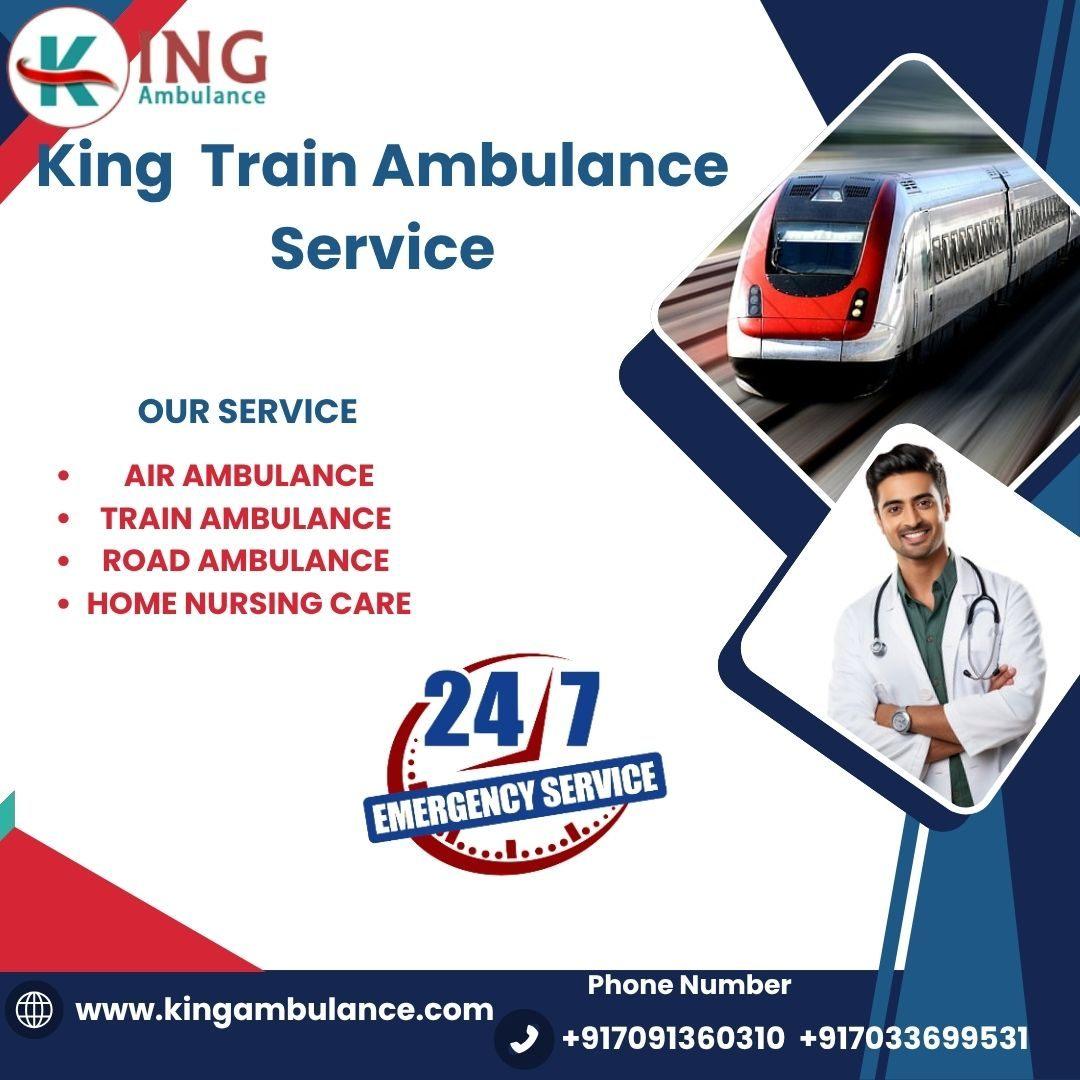 King Train Ambulance Service in Lucknow transports your patient 