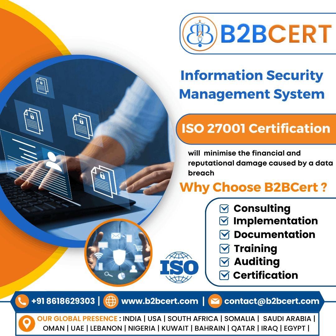 ISO 27001 certification in Bangalore