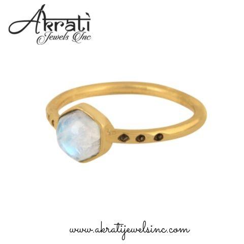 Akrati Jewels Wholesale Sterling Silver Real Moonstone Rings Shop