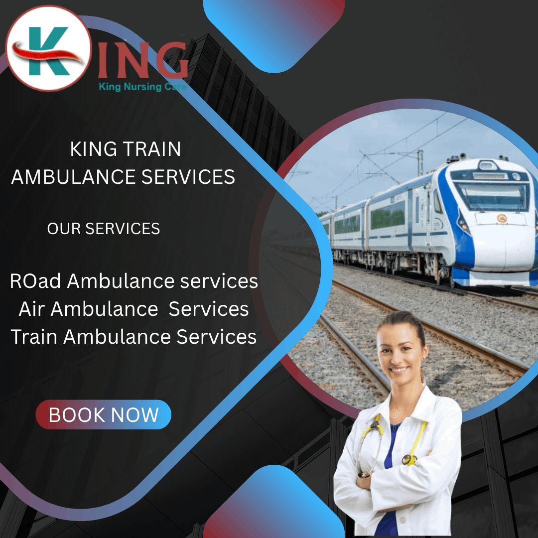 Book King Train Ambulance Service in Silchar for your patient now