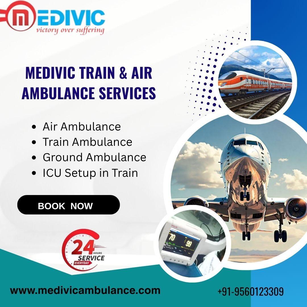 Medivic Train Ambulance in Patna Provide a Fair Chance to Travel  Destination