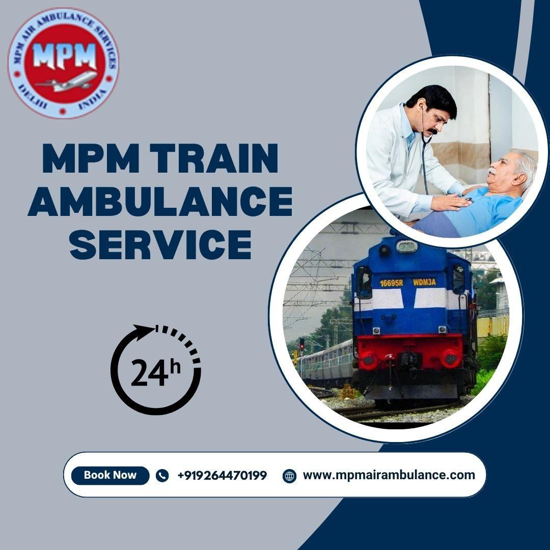MPM Train Ambulance in Chennai Transfers Patients Carefully To the Hospital