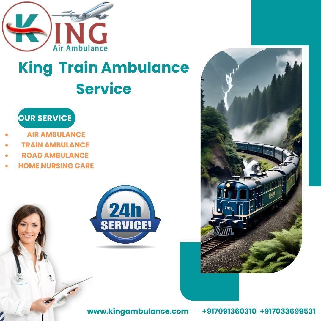 King Train Ambulance Service provides a hospital transportation facility 