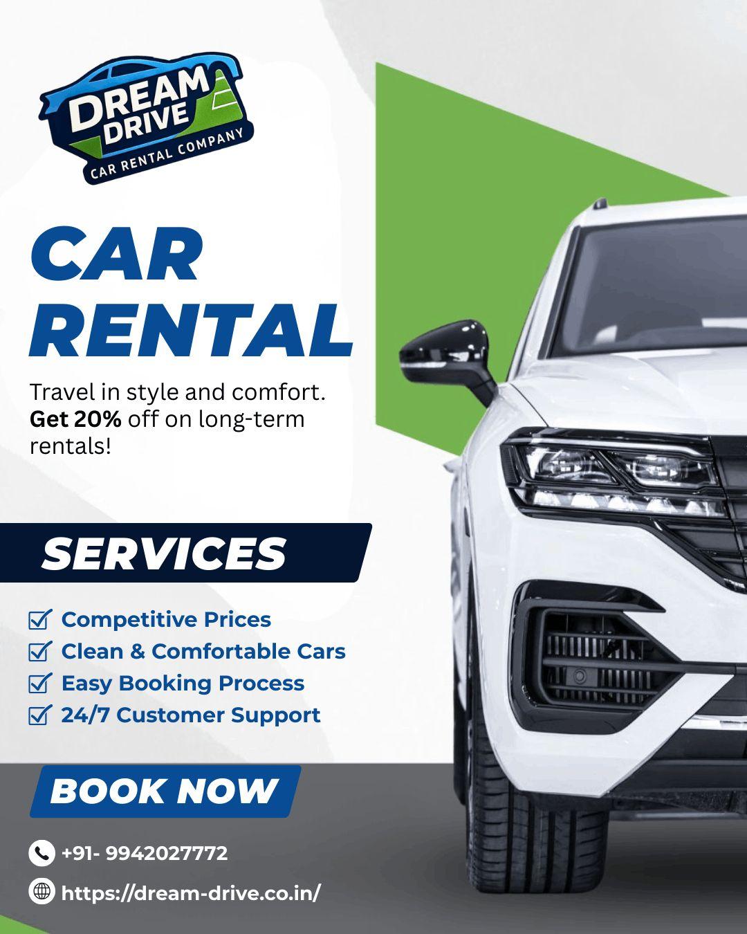 Self-Drive Car Rental in Ranchi  Drive Your Way with Dream Drive