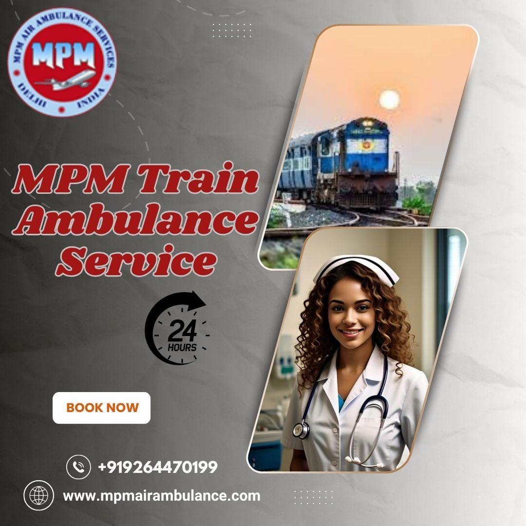 Book MPM Train Ambulance Service in Ranchi