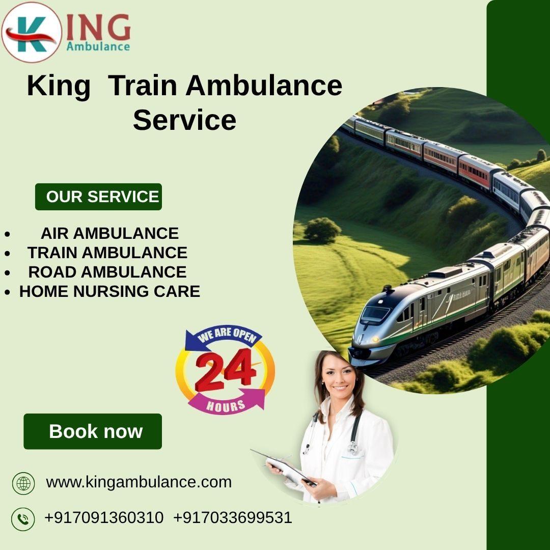 King Train Ambulance service in Nagpur provides a speedy transfer