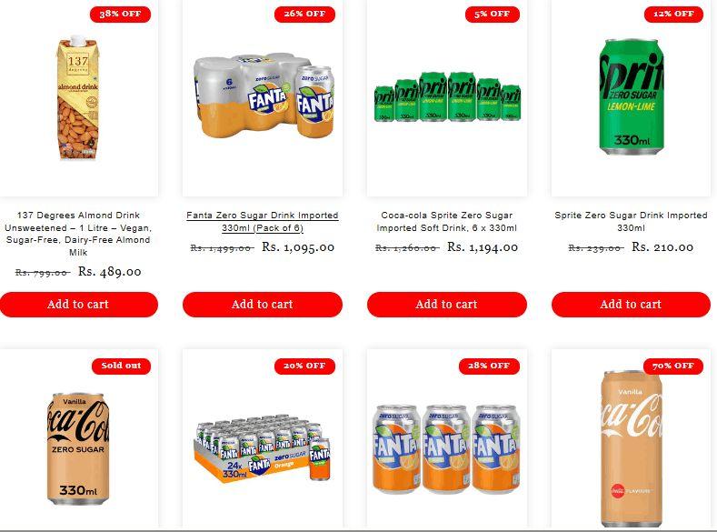 Shop Cold Drink Cans Online at LuckyStore.in