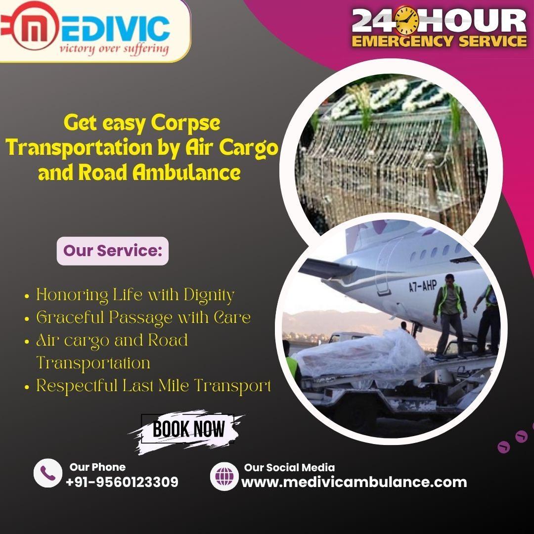 Medivic Dead Body Freezer Box Transport in Patna is arranged at a Lower Cost