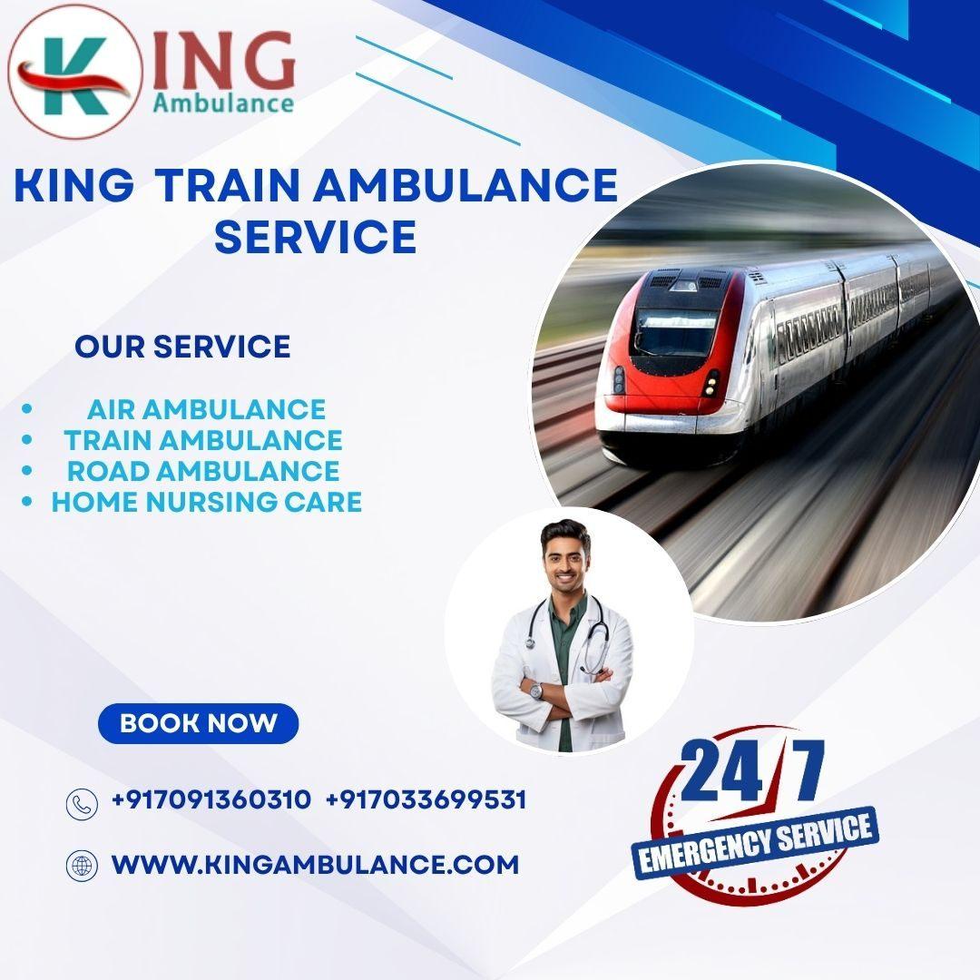King Train Ambulance Service transfers patients in Varanasi