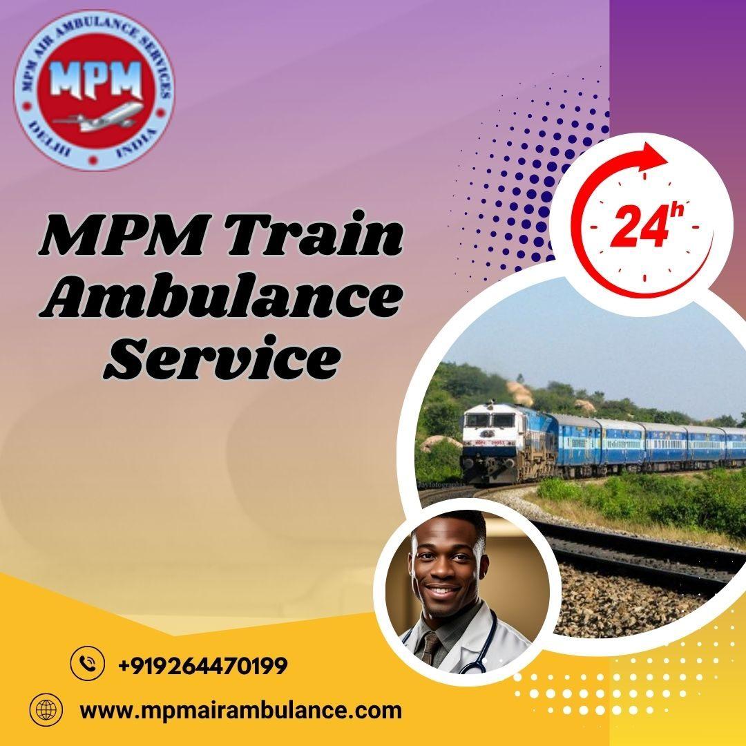 Book MPM Train Ambulance Service in Guwahati 