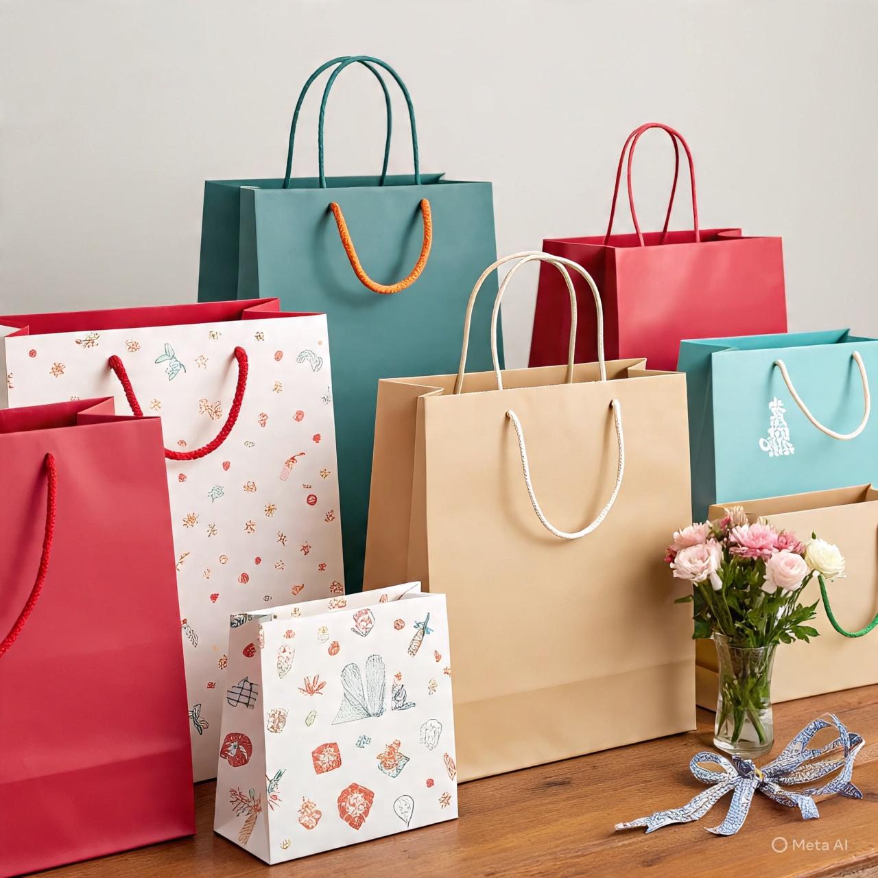 Gift Paper Bags FROM QUAPRI