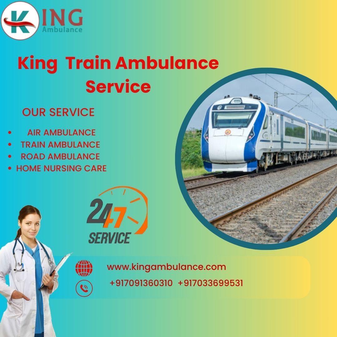 King Train Ambulance Service in Dibrugarh provides quick transport of patients