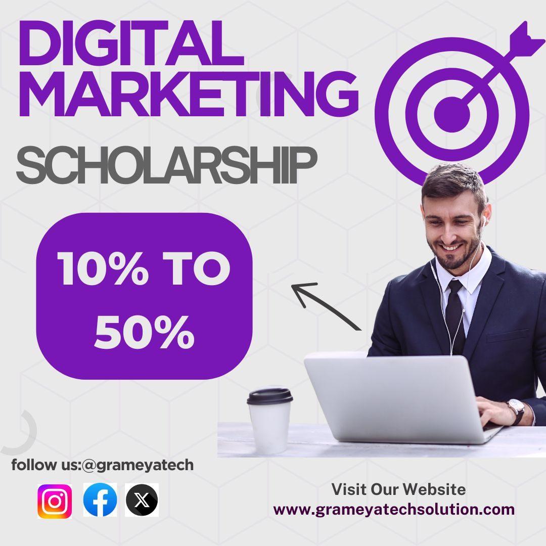digital marketing scholarshiop chennai grameyatechsolutions