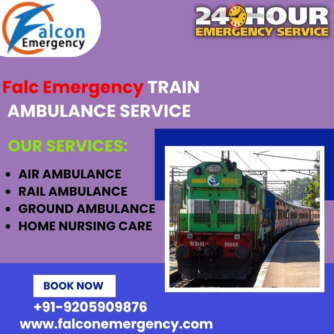 Experience train services in Kolkata with FALC, ensuring patient comfort