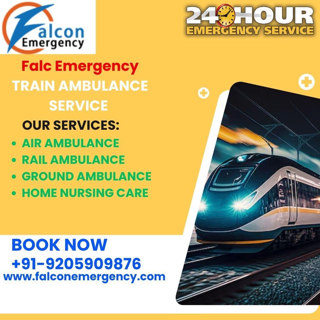 FALC Emergency offer a seamless transport process in Ranchi in train ambulance