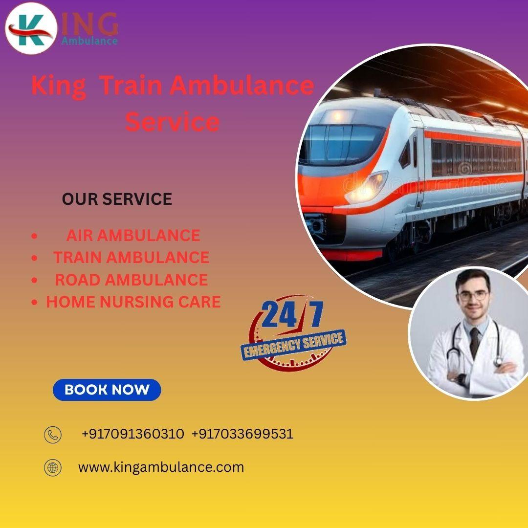 Through King Train Ambulance Service, your patient is provided 