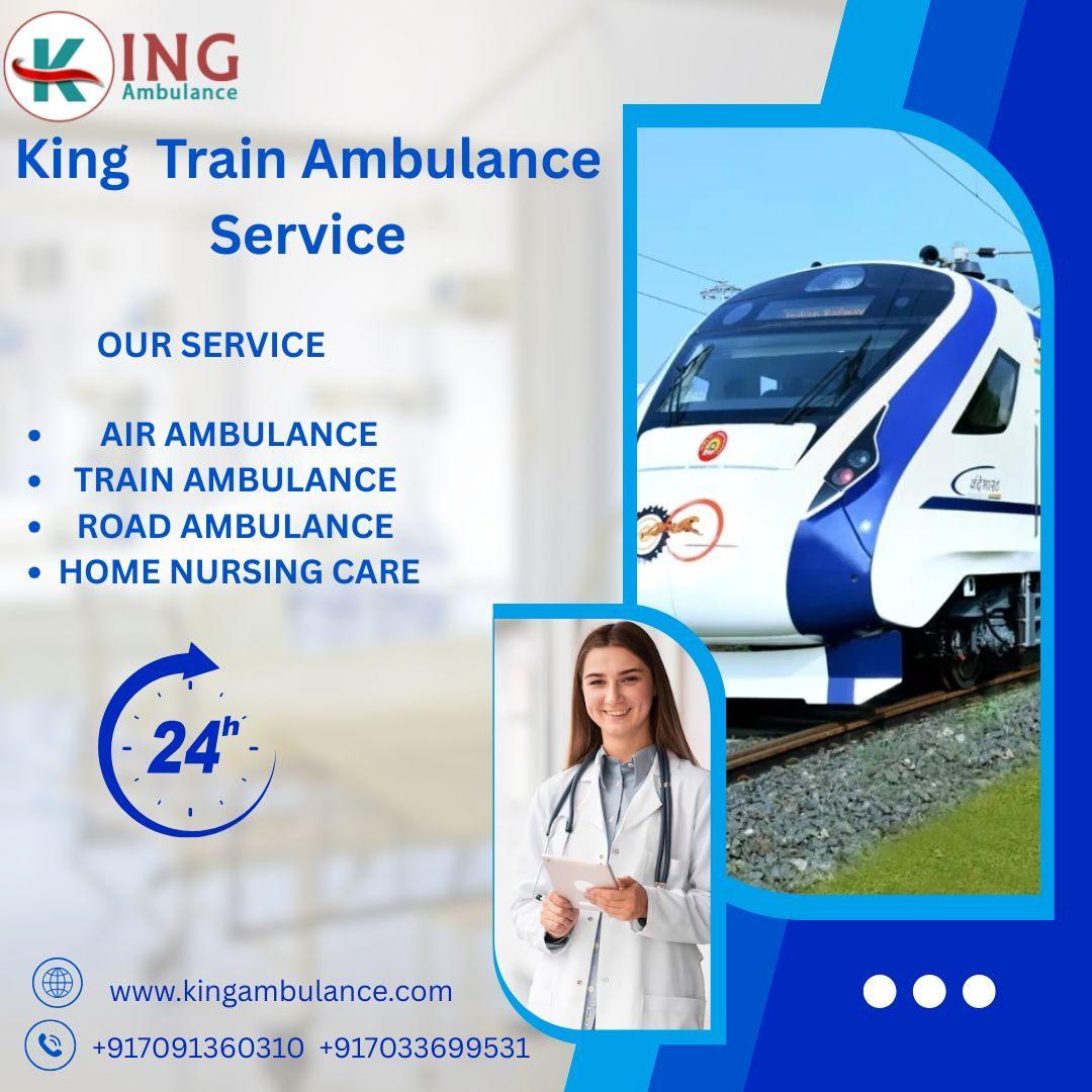 King Train Ambulance Service in Lucknow provides life saving treatment 