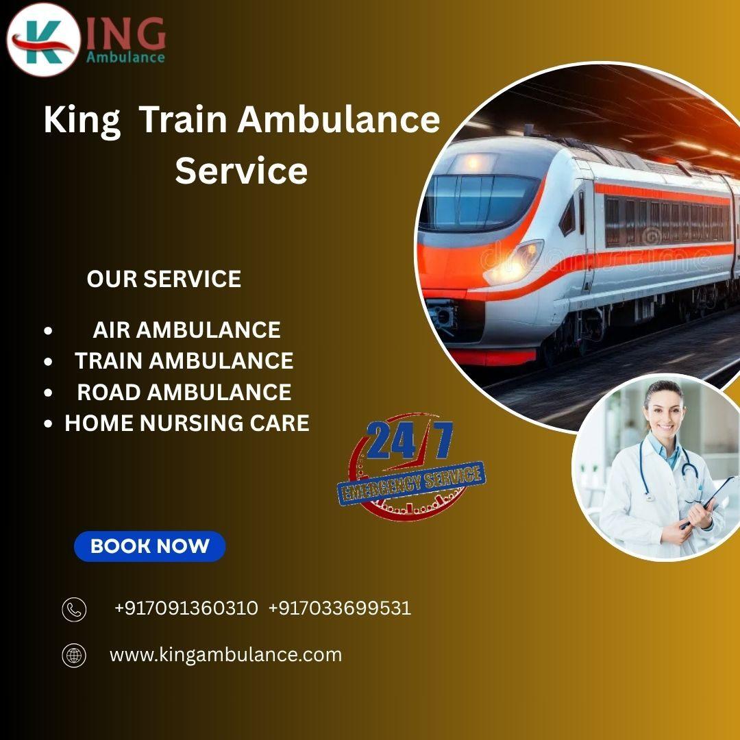 King Train Ambulance Service in Varanasi transports your patient 