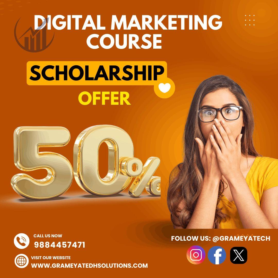 scholarship for digital marketing - grameyatechsolutions