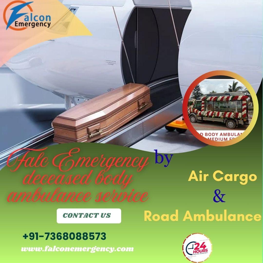 FALC Emergency Cardver shifting by air cargo in Varanasi with full consciousness