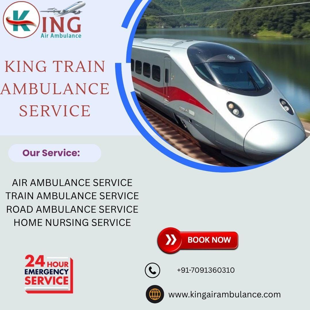  Choose King Train Ambulance in Bangalore  Transfer by the Best Paramedic Team