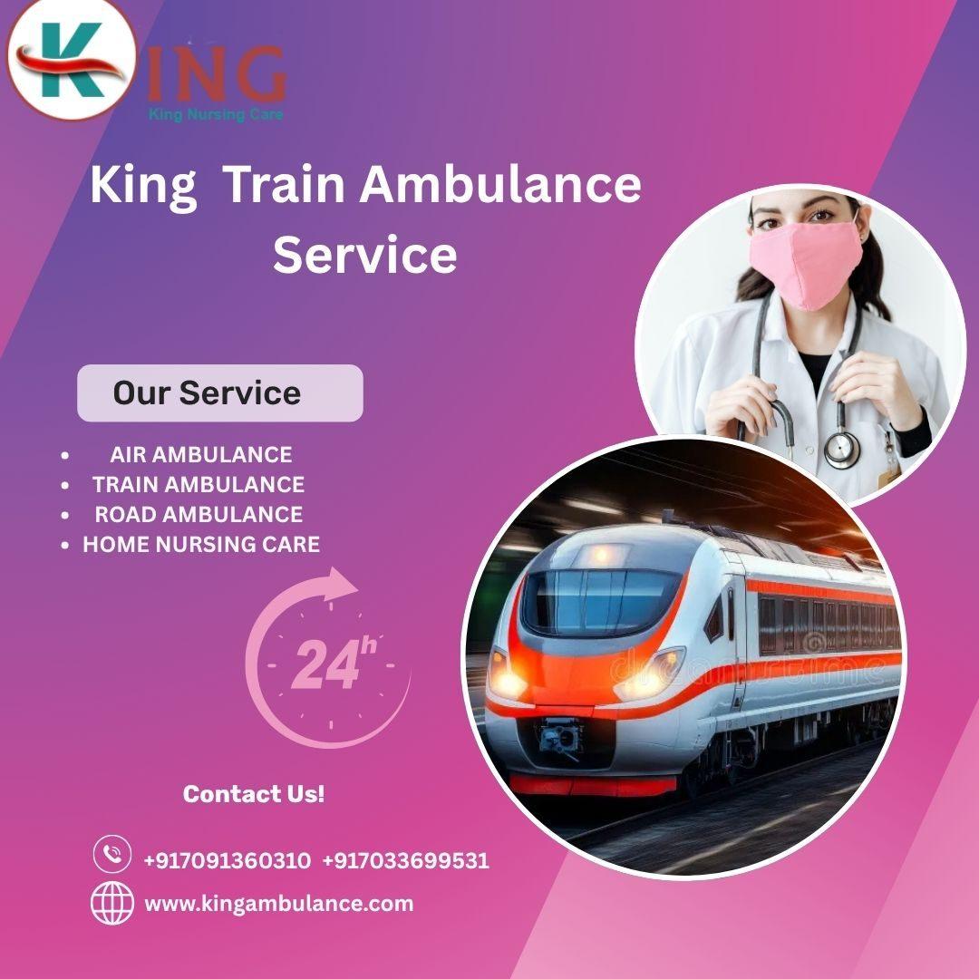 King Train Ambulance Service in Lucknow provides a life-saving facility 