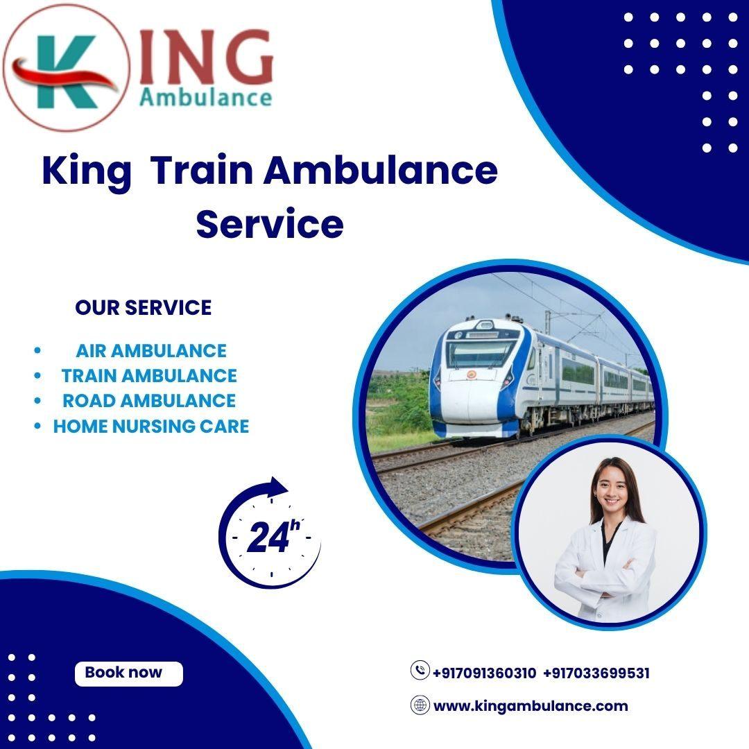  King Train Ambulance Service in Varanasi provides patient transfer facility