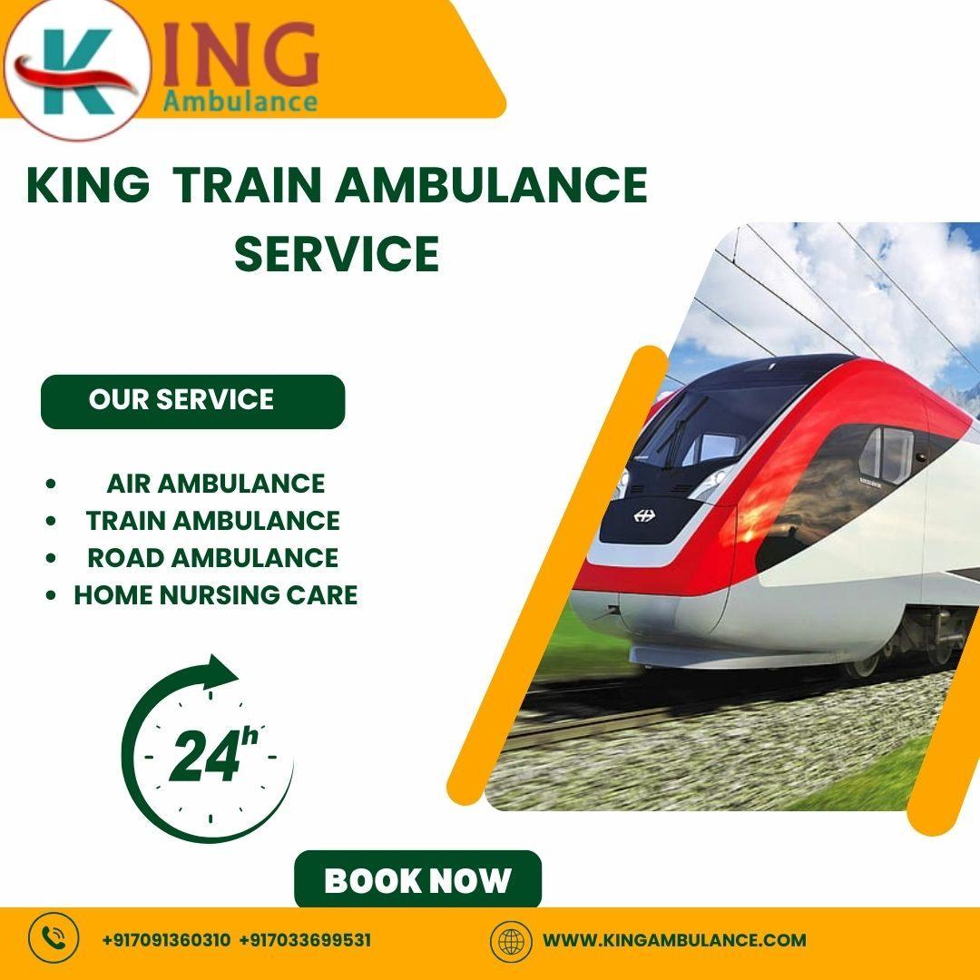  King Train Ambulance service in Bhopal provides quick transportation 