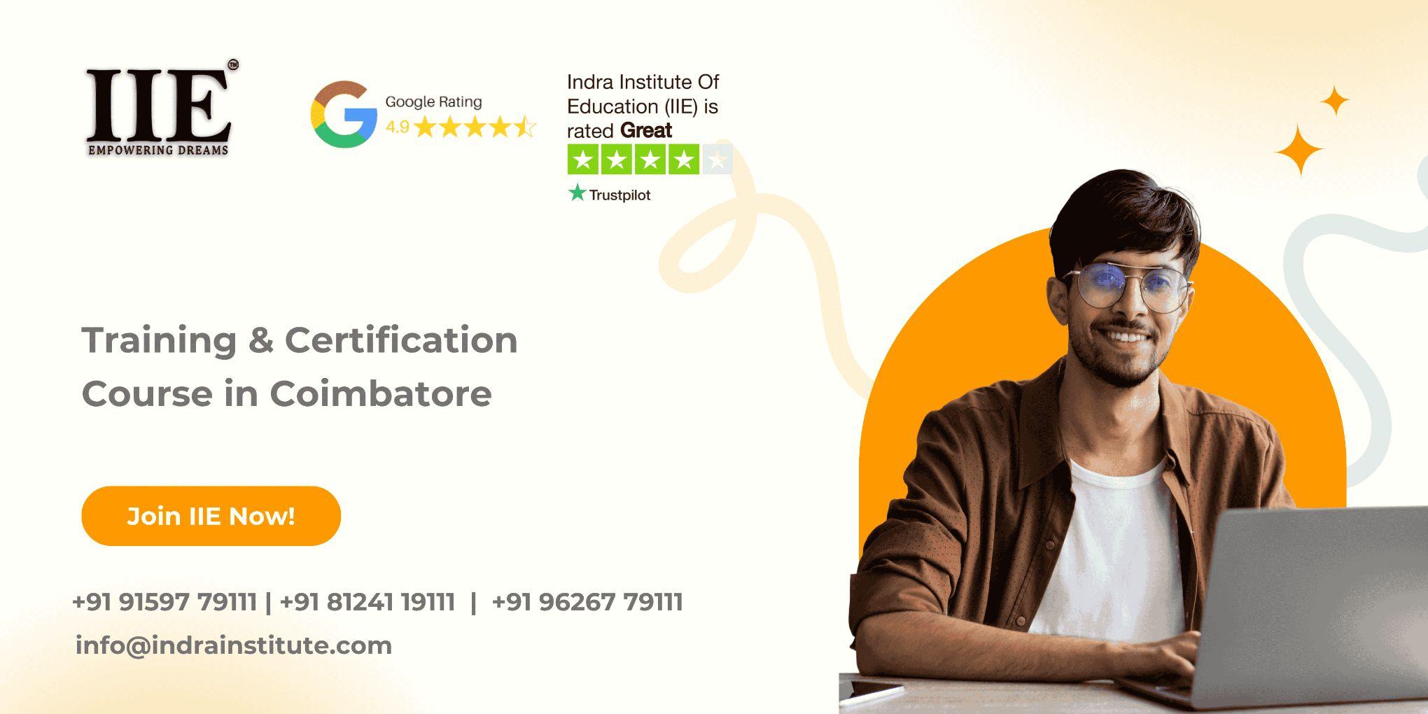 IIE Coimbatore ,Top Tech Training Institute with Placement